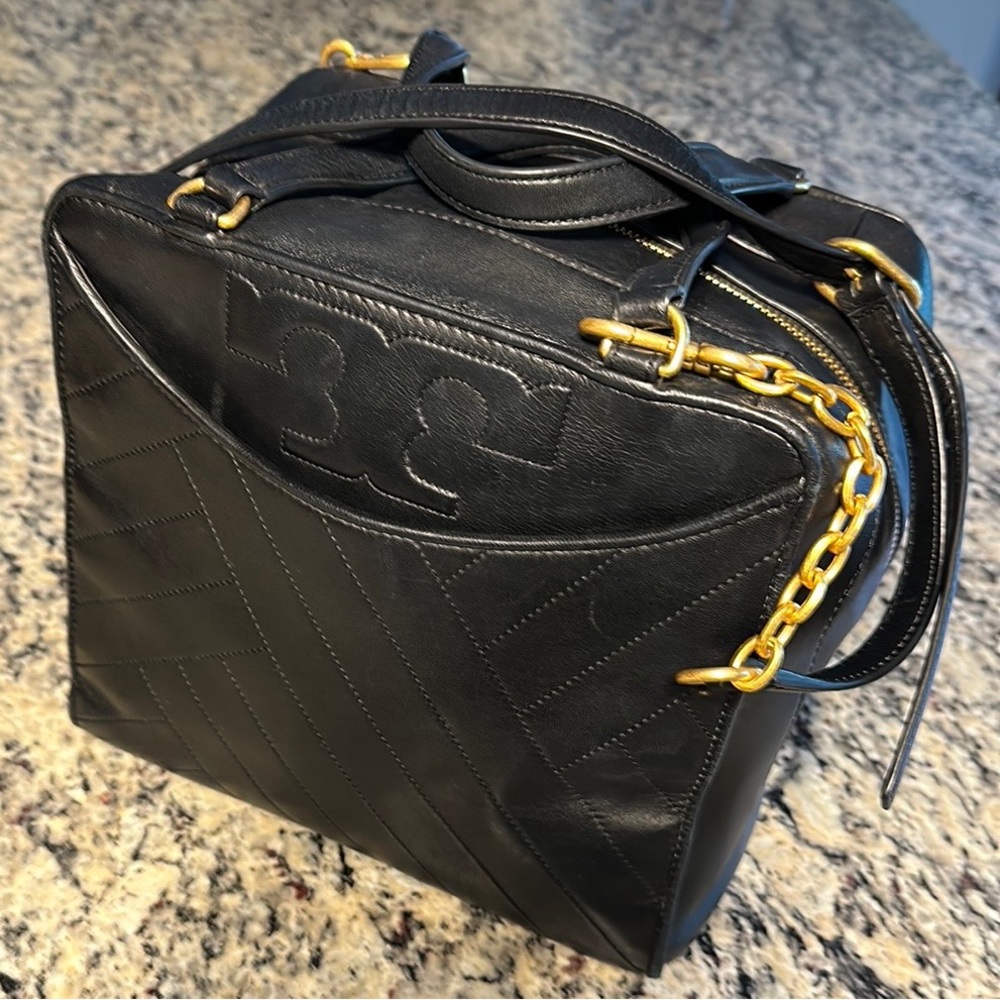 Tory Burch black leather bag